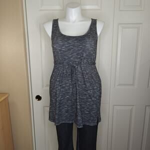BumpStart by Motherhood Maternity space dye sleeveless top sz L